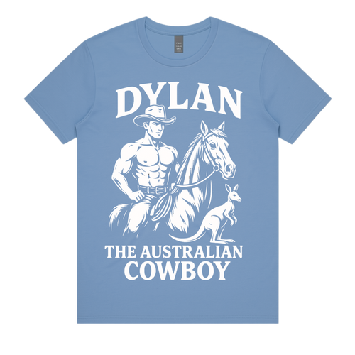 Cowboy Dylan Super Soft Tee – Blue