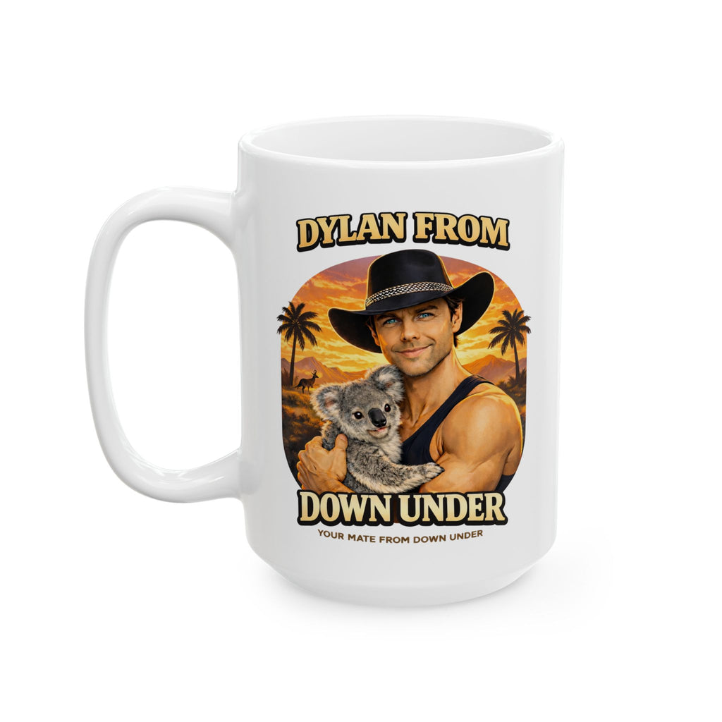 Dylan from Down Under 15 oz Coffee Mug