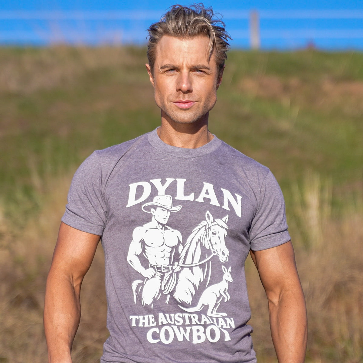 Cowboy Dylan Super Soft Tee – Grey