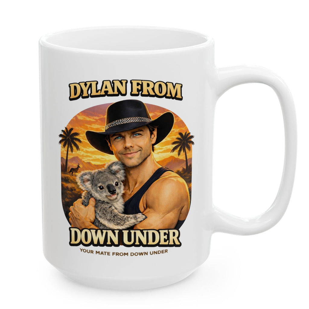 Dylan from Down Under 15 oz Coffee Mug