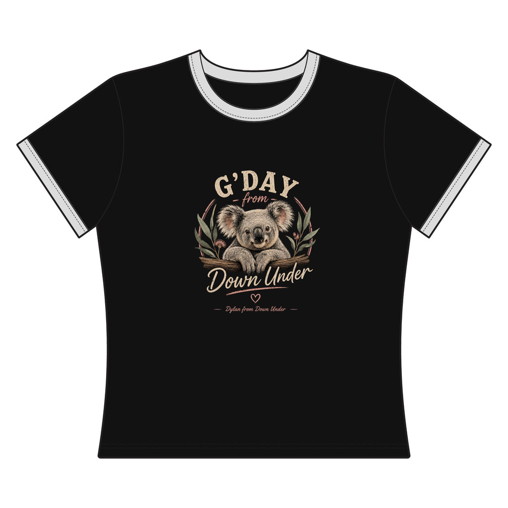 The G’day from Down Under Koala Ringer Tee