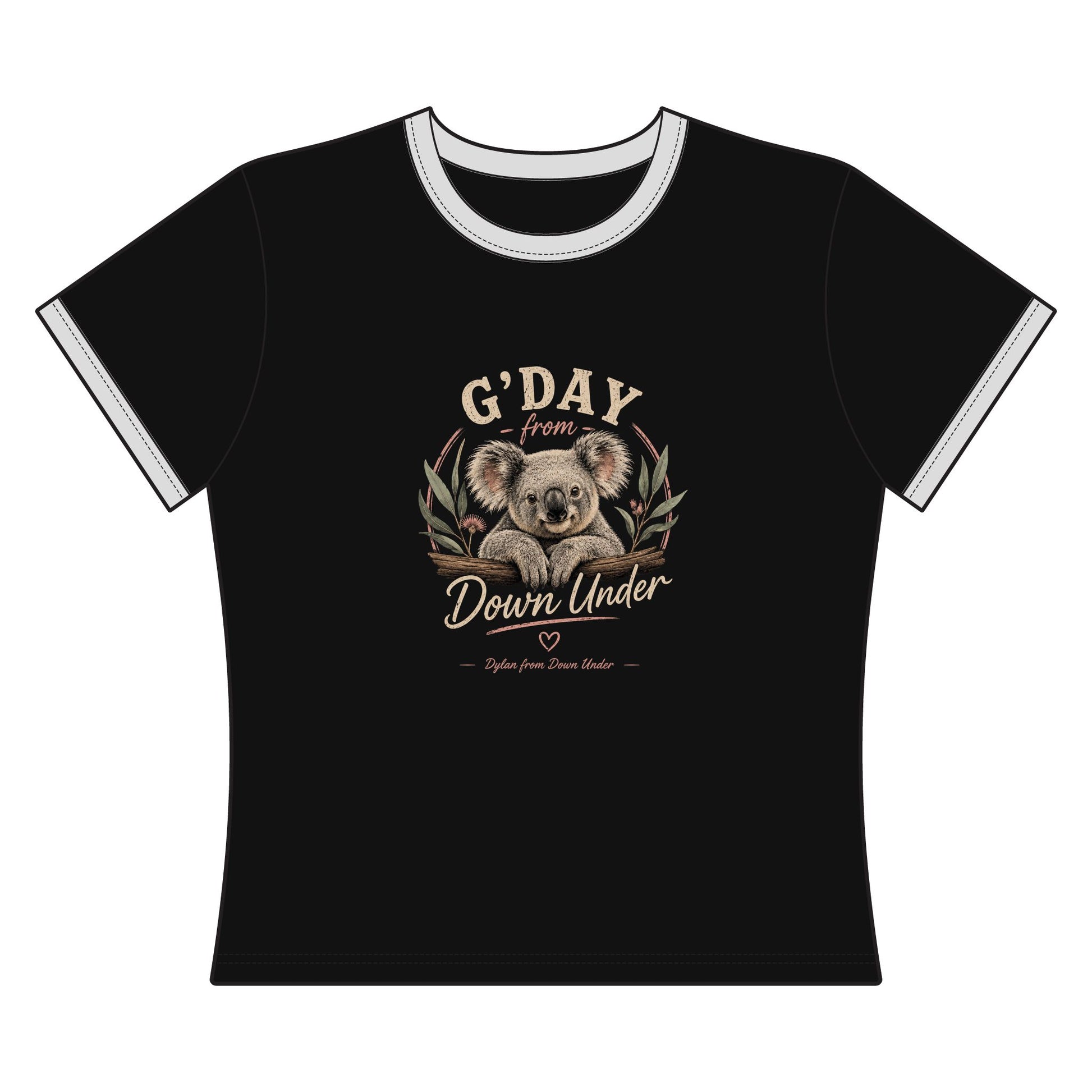 The G’day from Down Under Koala Ringer Tee