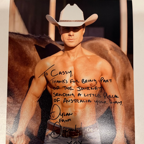 8” × 10” Personally Dedicated Signed Photo | Dylan from Down Under